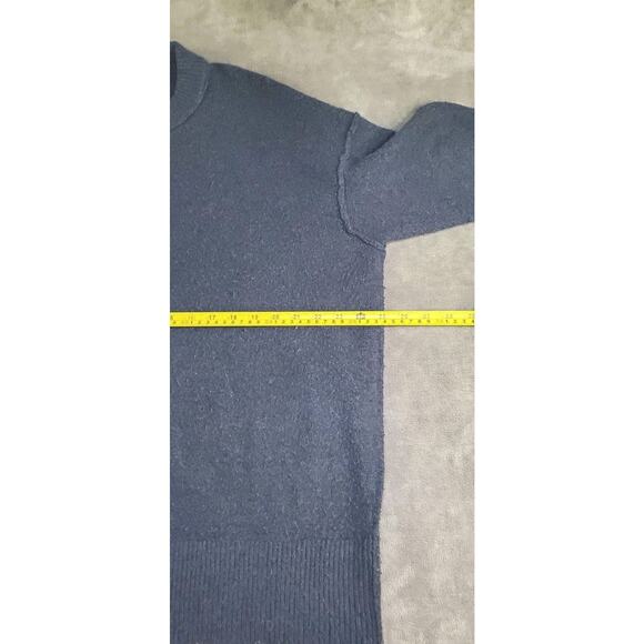 Aerie Sweater Womens Sz S Blue Knit Crew Neck Long Sleeve Oversized Ladies C18 - Picture 3 of 8